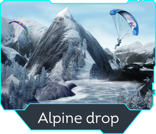 Alpine drop Alpine drop